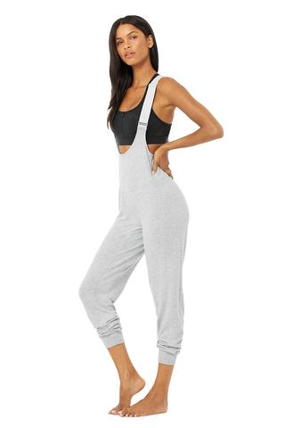 Casual Solid Suspender Trousers Women Leisure Jumpsuit