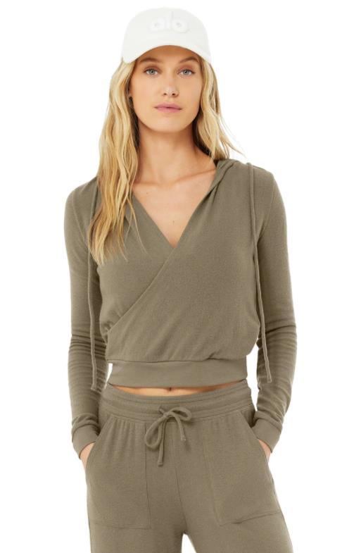 Customiz Fall Women's Long Sleeve Hoodie Crop Sport Casual Top