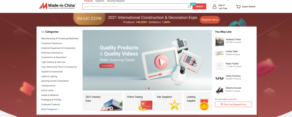 Chinese Wholesale Websites 4: Made-in-China